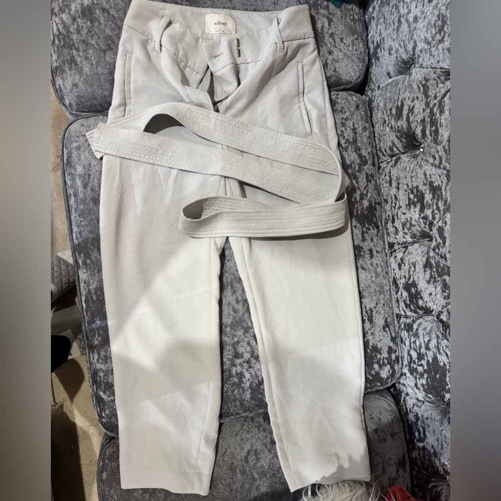 Aritzia tie front pants, size 0